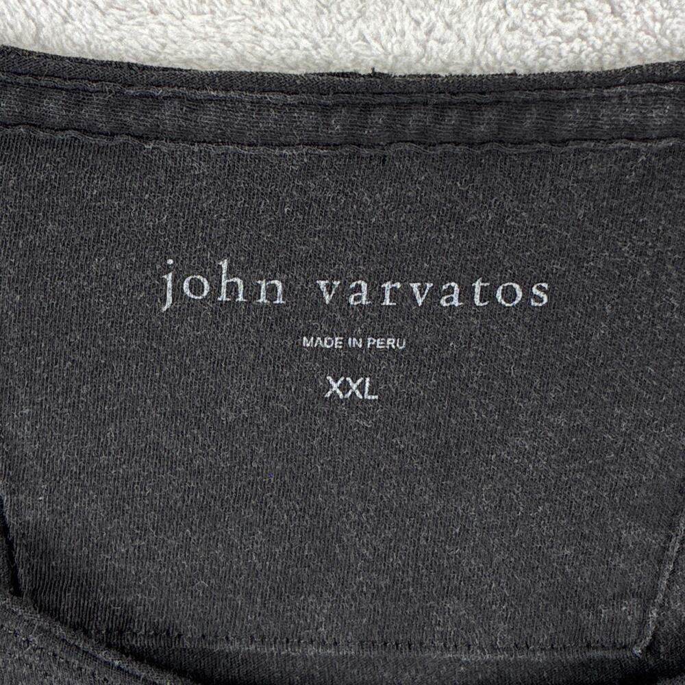 John Varvatos Tshirt Mens XXL Black Skull Luxury Going Out Grunge Indie Y2K - Picture 6 of 8